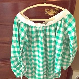 Off the shoulder cotton top